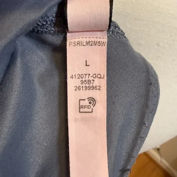 Victoria’s Secret Blue-Gray Plunge Bralette Size Large B85 Pullover Wireless - Picture 9 of 11